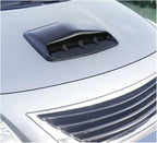 Universal Car Hood Scoop Air Flow Intake Decorative Turbo Bonnet Vent Cover Compatible For Audi And BMW Compatible For VW And Civic(Black)