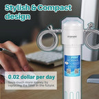 ICEPURE WFS5300A-20 5 Years or 40K Gallons Under Sink Water Filtration System, Ultra High Capacity NSF/ANSI CAN372 & 42 Certified, Direct Connect Drinking Faucet, Removes Chlorine, Odor, Heavy Metals