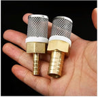 Pro-Grade Sprayer Filter Kit - 6/10/13/19mm Brass & SS Mesh for Car Detailing & Greenhouse Irrigation(14mm)