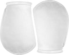 Wave Point 7 Inch Ring Filter Socks 200 Micron - Aquarium Felt Filter Bags - 7 Inch Ring by 14 Inches Long [Long Version] - Fits Eshopps and Aqueon (12 pk)