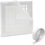 UCINNOVATE 20x117 inch MERV 13 Air Vent Filter Kit, Electrostatic AC Filter Material with 125" Tape, Cut to Size for HVAC Home Floor Ceiling Fan Intake, Stop Dust Pet Dander, 16Ft²