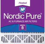 Nordic Pure 20x20x5 (Actual Size: 19 5/8 x 19 7/8 x 4 3/8) Honeywell/Lennox Replacement MERV 8 Air Filter 1 Pack