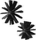 Garneck 2pcs Dryer Brush Chimney Cleaner Tool Pipe Cleaners Bulk Scrubber Brush for Air Duct Cleaning Home Cleaning Supplies