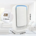 4 Pack Plug In Air Purifier, Negative Ion Filtration System, Quiet Ionic Air Purifiers for Home Bedroom, Mini Portable Air Filter for Kitchen, Basement, Odor, Pets Smell