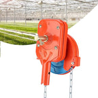 HEEPDD Manual Film Coiler, Manual Filters Air Filters Film Coiler Device Greenhouse Side Top Film Coiling Machine Gardening Tool for Greenhouse Side Top Film Coiling