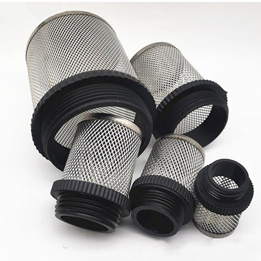 Heavy-Duty Plastic Strainer 1/2 3/4 - Male Inline Filter with Mesh Net for Pond Pumps & Greenhouse Watering(3")