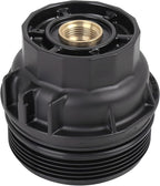 X AUTOHAUX Black Car Oil Engine Filter Housing Cap Cover Assembly 15620-36020 for Toyota Avalon Camry Highlander RAV4 for Lexus IS250 IS350 GS200t GS350 GS450h RX350