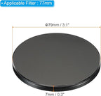 PATIKIL 77mm Lens Cap, Camera Lens Cap Cover Universal Lens Filter Stack Cap Front Metal Protective Case Cover with Cleaning Cloth for Photography Camera Filter