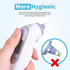 200X Ear Thermometer Probe Covers Lens Filters Refill Caps for All Braun Digital Ear Thermometer Models, BPA Free and Disposable for Braun Thermoscam 7 Series, 6 Series(200)
