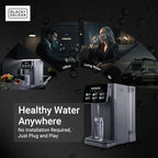 BLACK+DECKER Countertop RO+UV Water Filter | Hot and Ambient Water | 5-Stage Filtration System with Remineralization | IAPMO Tested and NSF Certified | No Installation Required | Portable water Filter