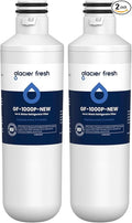 GLACIER FRESH Water Filter LT1000PC Replacement for LG Refrigerator, Compatible with LG LT1000P/PC/PCS, LT1000PC, LT-1000PC, MDJ64844601, ADQ747935 ADQ74793504 Water Filter (2 Pack)