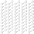 Tondiamo 100 Pieces Nose Plug Filter Disposable Nose Filter Sponge for Women Men Sunless Spray Tanning Outdoor Dust Construction Areas(White)