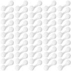 Tondiamo 100 Pieces Nose Plug Filter Disposable Nose Filter Sponge for Women Men Sunless Spray Tanning Outdoor Dust Construction Areas(White)