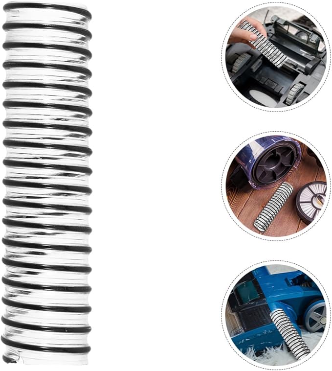 Toyvian 2pcs Flexible Vacuum Cleaner Hose Connector Tubes Compatible with Model V1 Vh1704, Sturdy Sewage Wastewater Replacement Vacuum Cleaner Accessory for Indoor Use