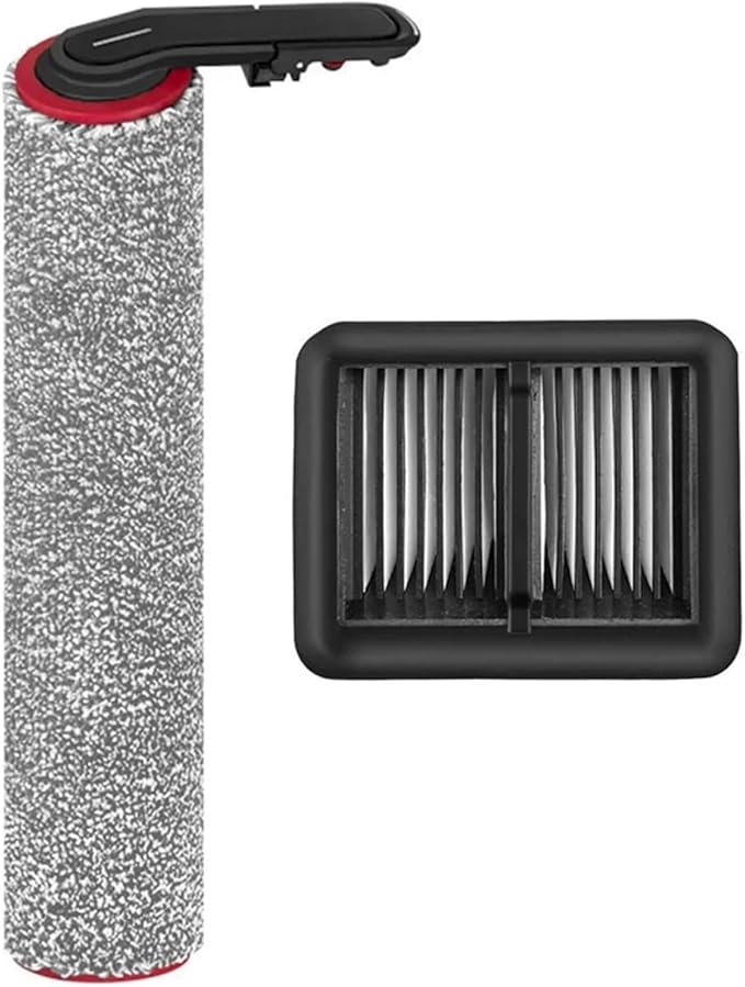 Main Roller Brushes Filter，Compatible For Dreame， H40 Ultra/H40 Pro Wet Dry Vacuum Cleaner Floor Scrubber Parts(D)