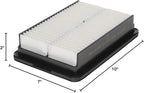 FRAM Extra Guard Rectangular Panel Engine Air Filter Replacement, Easy Install w/Advanced Engine Protection and Optimal Performance, CA12057