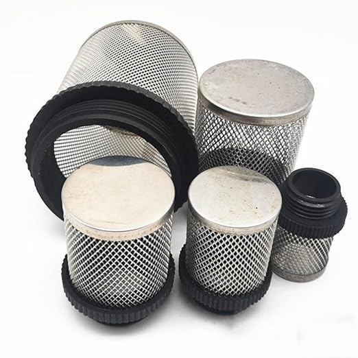 Heavy-Duty Plastic Strainer 1/2 3/4 - Male Inline Filter with Mesh Net for Pond Pumps & Greenhouse Watering(1.5")