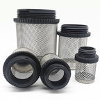 Heavy-Duty Plastic Strainer 1/2 3/4 - Male Inline Filter with Mesh Net for Pond Pumps & Greenhouse Watering(1")