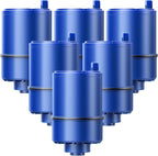 6 Pack Water Filter Replacement Compatible with All PUR®, PUR®PLUS Faucet Filtrat-ion Systems, RF-9999® Faucet Water Filter, High Efficiency Filtration and 18-Month Value, NSF Certified, Blue