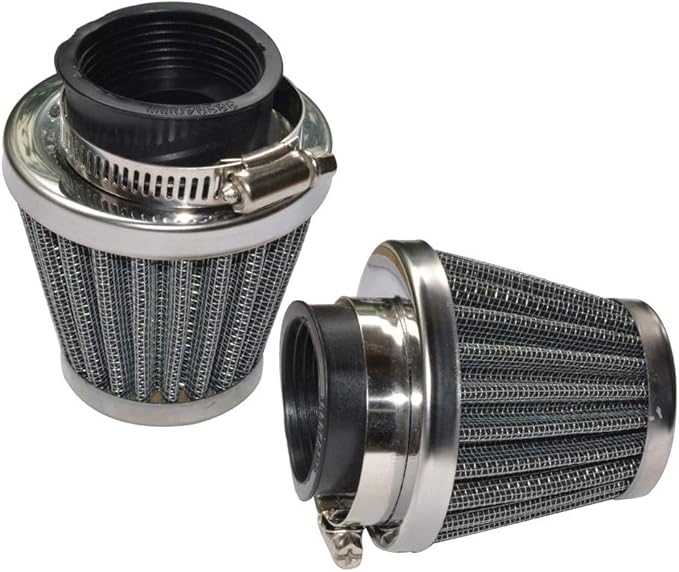 Baitaihem Pack of 2 Motorcycle POD Air Filter Dirt Pocket Bike ATV Pit Bike 35 38 39 40 42 46 48 50 52 54mm (46mm)