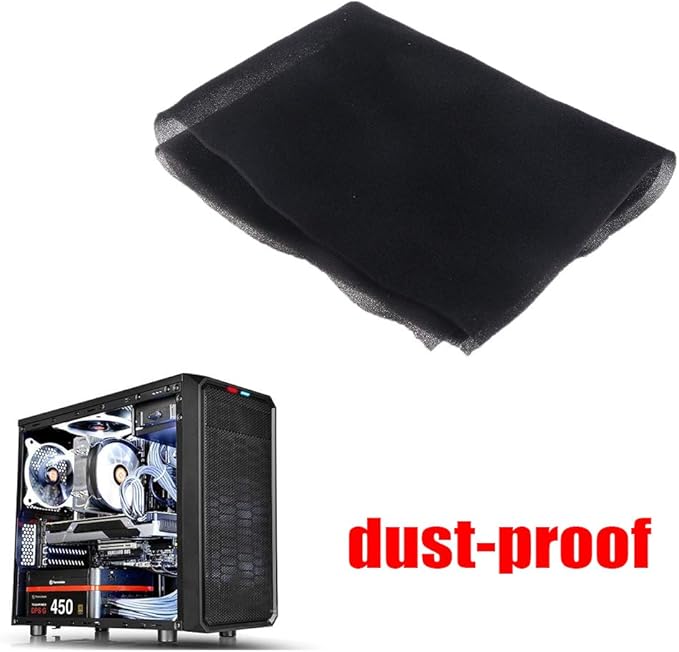 PC Cooler Fans Filter Computer Mesh Black Sponge 60ppi Density Filter for Electric Control Boxes
