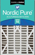 Nordic Pure 16x25x3 (Actual Size: 15 13/16 x 24 5/16 x 3) MERV 14 Plus Carbon Trion Air Bear Cub Replacement Air Filter 1 Pack