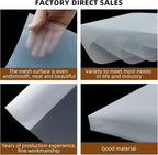2Pcs Nylon Mesh Filter Cloth 39.4 x 39.4in– 400 mesh Fine Mesh Fabric Sheet, Heat-Cut Edges, Reusable Strainer Material for Nut Milk, Tofu, Soy Milk, Home Brewing, Gardening DIY, laboratory (400 mesh)