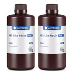 ANYCUBIC ABS-Like Pro 2, 3D Printer Resin with Enhanced Strength and Toughness, High Precision and Minimal Shrinkage, Wide Compatibility for All LCD Resin 3D Printers (Clear+Clear, 2kg)