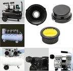 2 Pcs 20mm Air Compressor Silencer Filter, 1/2"Thread Intake Filter Noise Muffler