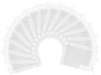 AQUANEAT Aquarium Filter Media Bags 15pcs Fish Tank Extra Fine 100 Micron Mesh Bags with Plastic Zipper for Activated Carbon (3" x 4")