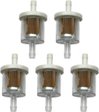 Replacement Fuel Filter for BS 1/4 Inch Inline 40 Micron Fuel Filter Compatible with Kawasaki FH430V