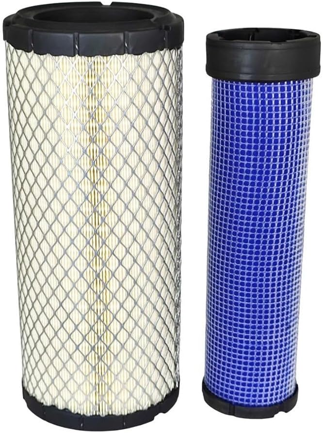 for Kubota Air Filter Kit Tractors Replacement High Efficiency Multi Layer Fits M4700 M4800 M4900 M5400 M5700 MX4700 MX4800 OEM Standard Long Life Dustproof Waterproof Farm Equipment