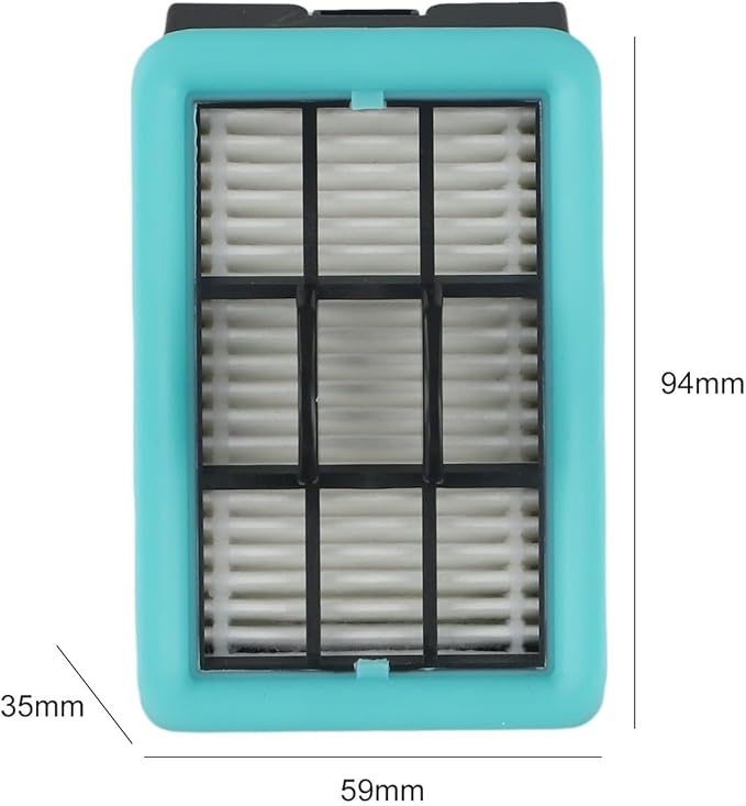 Floor Scrubber Roller Brush Filter for Bissell HF2 3845N 3831 Wet Dry Vacuum Cleaner Replacement Parts Cleaning Accessories 1.4x2.3x3.7 Inch(filter)