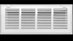 HVAC Premium 22 x 6 Duct Opening Steel Return Air Filter Grille, for 1-inch Filter, Removable Door, Flat Stamped HVAC Vent Cover Grille, Outer Dimensions 24.5 x 8.5