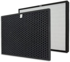 PUREBURG Replacement Filter Pack Compatible with RabbitAir BIOGS CLASSIC SPA-421A SPA-582A Air Purifier,H13 HEPA + Activated Carbon Filter Air Clean dust PM2.5 Odor