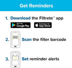 Filtrete 20x30x1 Air Filter, MPR 1200, MERV 11, Allergen Defense Odor Reduction 3-Month Pleated 1-Inch Air Filters, 2 Filters