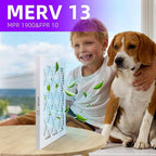 16x20x1 MERV 13 (4-Pack) Pleated Air Filter (Actual Size: 15.75 x 19.75 x 0.75") MPR 1900 & FPR 10, Furnace Air Filters