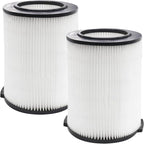 2 Pack Replacement VF4000 Filter for Ridgid Shop Vac Filter 5-20 Gallon, Standard H13 HEAP Wet/Dry Rigid Shop Vac Filters Compatible with Husky 6-9 Gallon Vacs & Craftsman Vacs