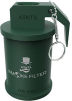Personal Smoke Air Filter - Replaceable Filter,Suitable for Capturing Smoke and Removing Odors in Cars, Offices and Bedrooms, Durable for 500 Times of Use, Easy Breathing (Green)