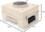 B-Air AP-450 Max Professional Grade Air Purifier Scrubber for Household Use, 450 CADR, Water Damage Equipment, Eggshell White