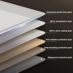 Bathroom Mirror with LED Lights，Bathroom Led Mirror ，Backlit Bathroom Mirror ，Smart Modern Bathroom Vanity Mirror，with Touch Sensor/Demister pad，Adjustable Lights(A,W70*H90cm/W27.6*H35.4IN)