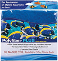 Penn-Plax Cascade Poly Fiber Plus Aquarium Filter Media Pad - Flexible Cut-To-Fit for Freshwater, Saltwater Tanks & Ponds - Works with All Filter Types - Captures Fine & Coarse Debris - 10 x 18 Inches