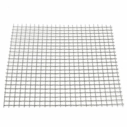 1pc Mesh Filtration Wire Screen, 4 Mesh Size 7.5-100cm Weave Wire Mesh Sheet, for Industrial Filters Sheet Filtration Screen(8 * 12 inch)