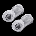 PATIKIL 4" IBC Lid Filter 2 Pack 210mm Long Washable Nylon Fine Mesh Filter IBC Tank Container Accessories for Rainwater Tank Rain Tank Ton Barrel Cover