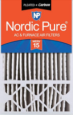 Nordic Pure 16x25x5 (Actual Size: 15 3/4 x 24 3/4 x 4 3/8) Honeywell Replacement Air Filters MERV 15 Plus Carbon 1 Pack