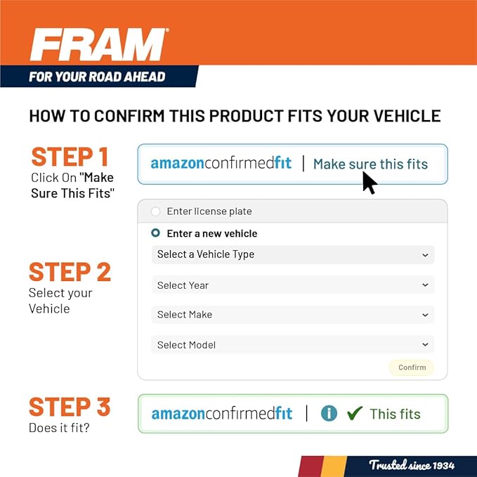 FRAM Extra Guard Flexible Panel Engine Air Filter Replacement, Easy Install w/Advanced Engine Protection and Optimal Performance, CA12295 for Select Subaru Vehicles