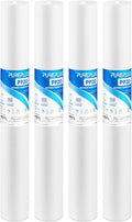 PUREPLUS 5 Micron 20" x 2.5" Whole House Sediment Home Water Filter, 20-inch Sediment Pre-Filtration, Replacement Cartridge Aqua Pure AP110-2C, Pentek P1-20/SP-P1-20/PX01-20, Watts FPMB5-20, 4Pack