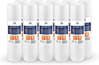 Aquaboon 1 Micron 20 x 4.5 Sediment Water Filter Replacement Cartridge | Whole House Sediment Filtration | Compatible with AP810-2, AP810-6, SDC-45-2005, FPMB5-20, P5-20, FP25B, 155358-43, 10 Pack