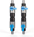 LANDEN Double Tab Connector for Aquarium, Canister Filter Hose Connector, Fish Tank Water Flow Control, Quick Release Valve,