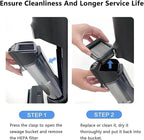 Compatible For TINECO 3.0 Spare Parts Floor Scrubber Roller Brush Filter Accessories Cordless Wet Dry Robot Vacuum Cleaner(D)